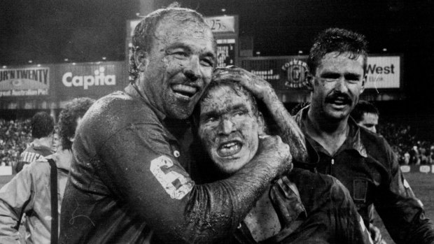 Scary: Queensland great Wally Lewis, left, is another Immortal to suffer from epilepsy.