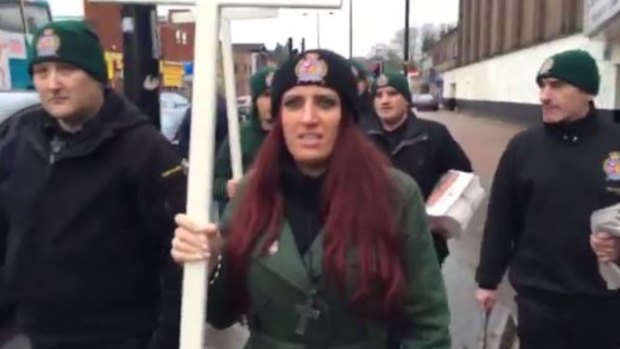 Jayda Fransen, leader of the fringe British anti-Islam party Britain First.