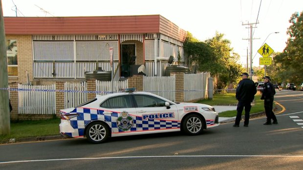 The house at Albany Creek where police believe a man shot and killed his aunt before turning the gun on himself. The man’s 88-year-old mother was in the house at the time and was found distressed but unharmed.