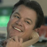 Matt Damon as Sonny Vaccaro in Air.