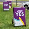 Yes23 warned by AEC on ‘potentially misleading’ purple signs
