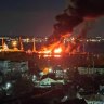Ukraine destroys one of Russia’s biggest amphibious warships in Crimea