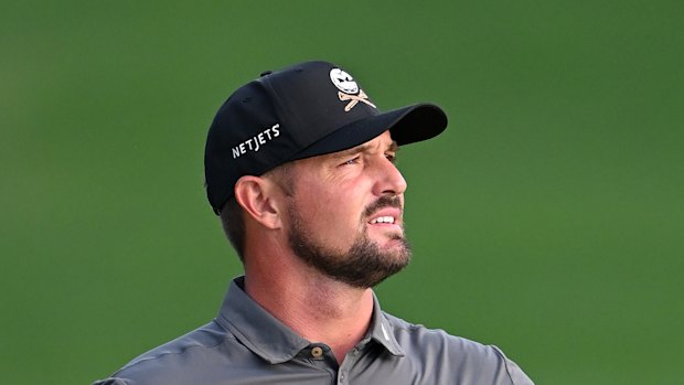 Bryson DeChambeau during round one of the US PGA.