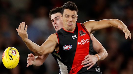 Delayed start: Essendon midfielder Dylan Shiel has had foot and knee surgery.