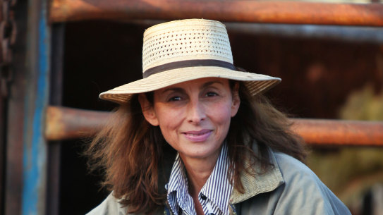 Nicole Alexander on her property north west of Moree in NSW.