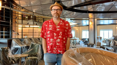 Drew Fairley has been stuck on-board the Pacific Explorer since early March. 