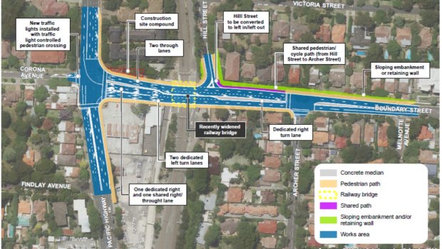 The RMS has spent three years upgrading Boundary Street in Roseville to improve traffic flow.