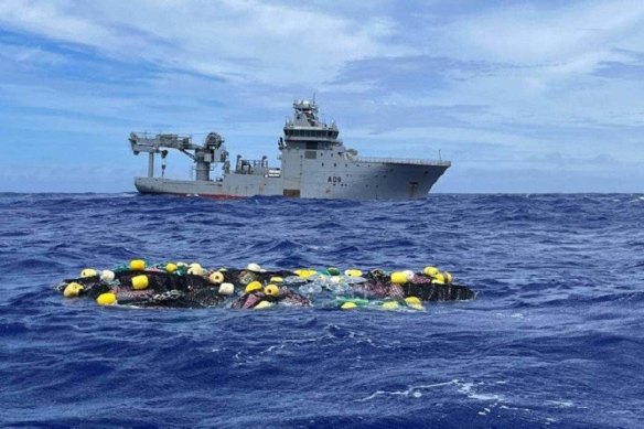 Massive cocaine haul was found floating in Pacific Ocean by NZ authorities.