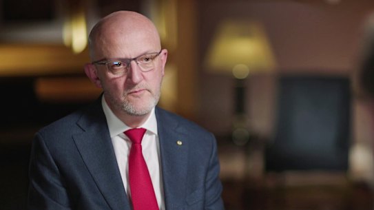 ASIO boss Mike Burgess discusses China with Nick McKenzie