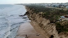 Perth beaches were carved away by storms that hit the city in early June 2026.