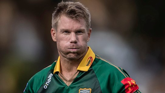 David Warner on his return to grade cricket.