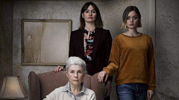 Robyn Nevin, Emily Mortimer and Bella Heathcote star in the horror drama Relic.