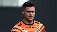 Josh Schuster pictured at a Wests Tigers training session