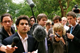 “The running joke was that we made a so-so TV show but a great YouTube channel,” jokes Marc Fennell (second from left).