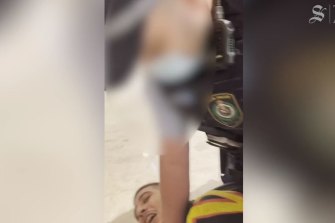 Blake Turnell, known as ChillinIT, shared footage online of the arrest at a Hurstville shopping centre.