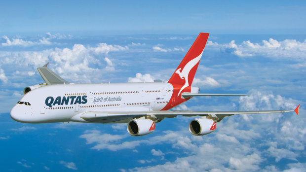 A Qantas A380, seen here in a file photo. 