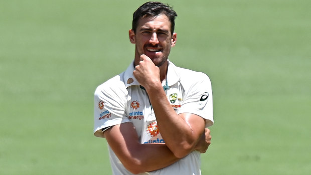 After a strong start to the series, Mitchell Starc's form tapered.