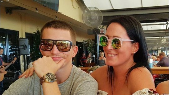 Luke Gilbert and mother Nicola.