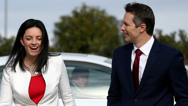 Emma Husar and Labor MP Jason Clare in June 2016.