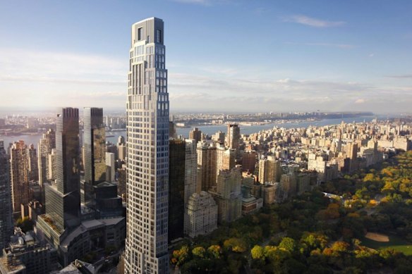 Os irmãos Alexander estabeleceram uma venda recorde de US$ 357 milhões para uma cobertura no número 220 do Central Park South. 