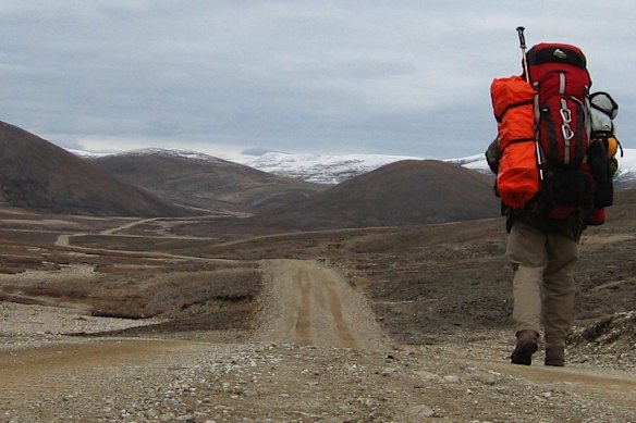 On the road in Siberia in 2008.