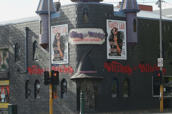 The Witches In Britches theatre restaurant sold for $7.28 million.