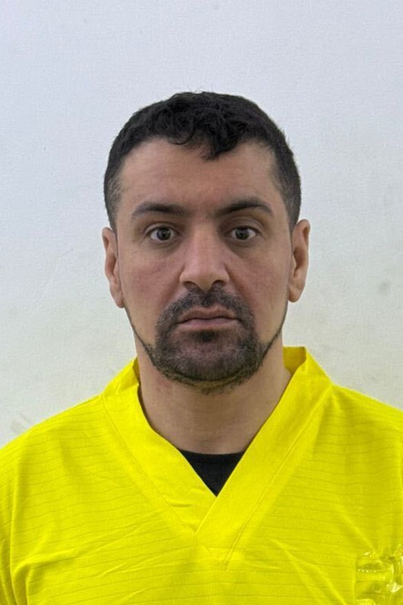 An image of Hamad in custody in Iraq released by the AFP.
