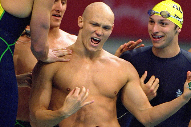 Ashley Callus, Chris Fydler, Michael Klim and Ian Thorpe.