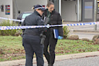 Two men in their 20s were found with stab wounds in Melton.