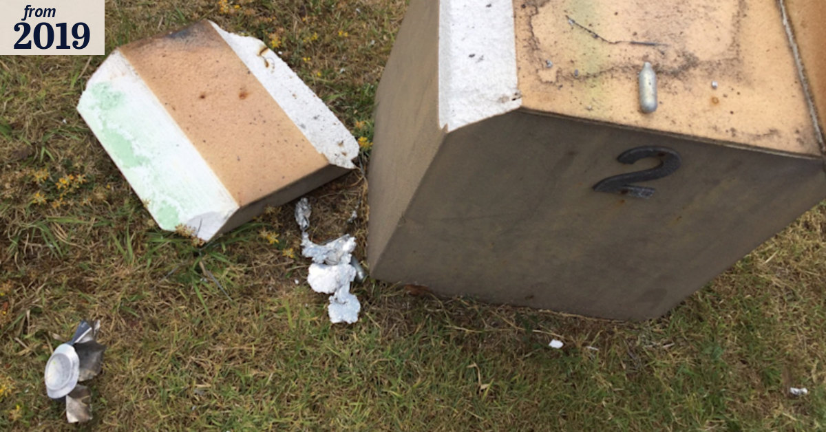Dozens of letterboxes explode across Sunshine Coast