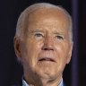 Holding onto the job: US President Joe Biden.