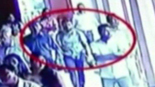 CCTV was released showing a suicide bomber walking into St Sebastian's church.