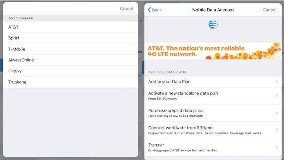 Activating my eSIM in the USA.