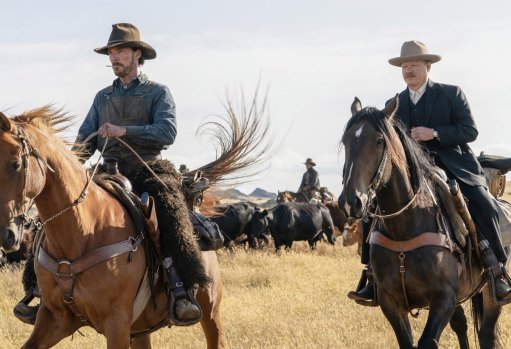 Benedict Cumberbatch and Jesse Plemons in Jane Campion’s The Power of the Dog.