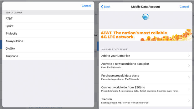 Activating my eSIM in the USA.