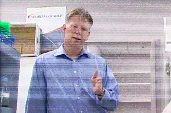 Mark Smyth, visto aqui em uma imagem estática de um vídeo feito no Peter MacCallum Cancer Center.