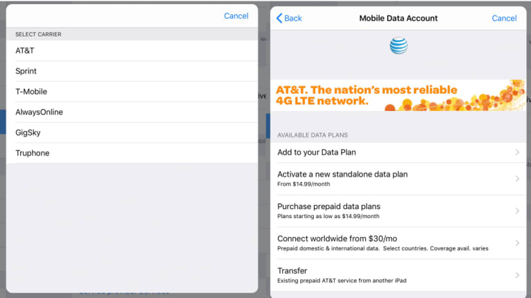 Activating my eSIM in the USA.