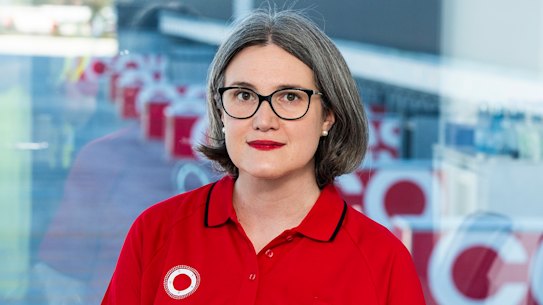 Coles CEO Leah Weckert.