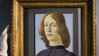 Sandro Botticelli’s ‘Young Man Holding a Roundel’ sold for $US92.2 million at Sotheby’s. 