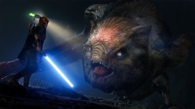 From massive creatures to hyperspace, Fallen Order sticks very close to Star Wars convention.