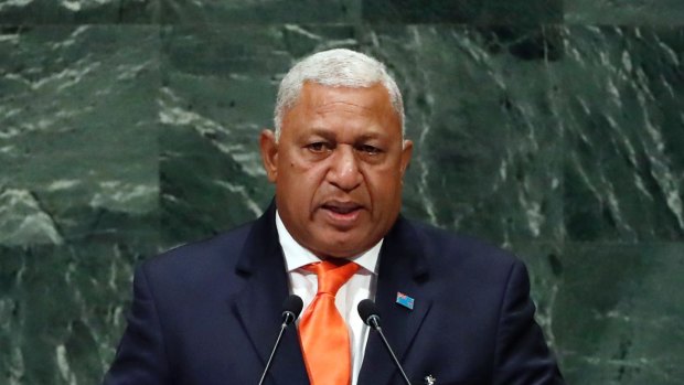 Fiji's Prime Minister Frank Bainimarama called for increased climate finance  through the Green Climate Fund.