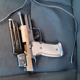 In a lengthy social media post, Donald Trump posted a photo of the gun allegedly belonging to the dead man.