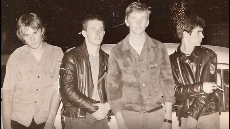 Bob Wackley, Greg Wackley, Marty Burke and Stephen Mee of Razar. 