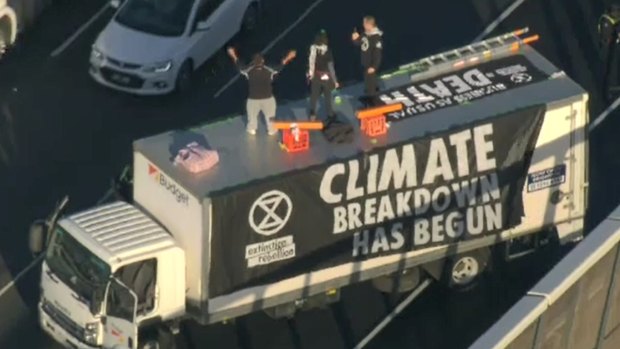 Serial climate protesters jailed for blocking West Gate Bridge