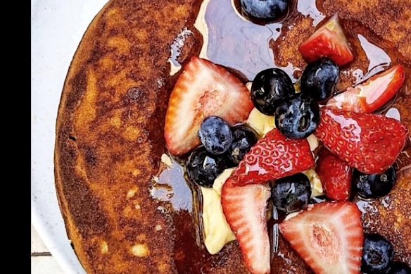 Pina’s sourdough pancakes.