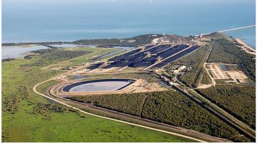 The coal export facility at Abbot Point.