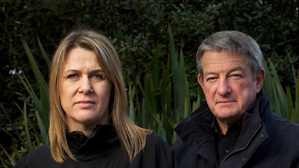 Carley Nicholls and James Hopkins in 2013. Ms Nicholls was in the process of buying the property at the time of the rezoning.