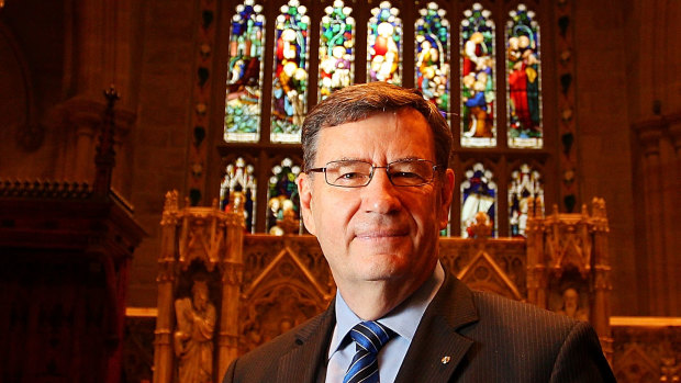 Anglican Archbishop of Sydney Glenn Davies, who is due to retire from the role in March.