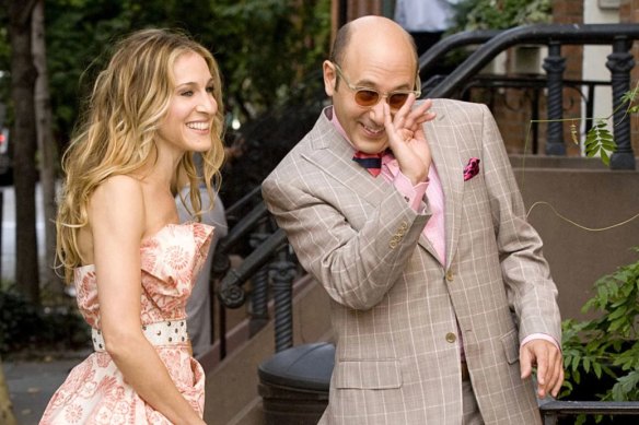 Willie Garson with Sarah Jessica Parker in Sex and the City.