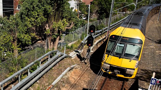 A Waratah train similar to the one involved in the serious incident at Doonside in Sydney’s west last Sunday.
